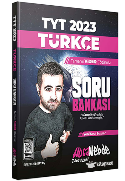 2023 TYT Türkçe Tamamı Video Çözümlü Soru Bankası HocaWebde Yayınları
