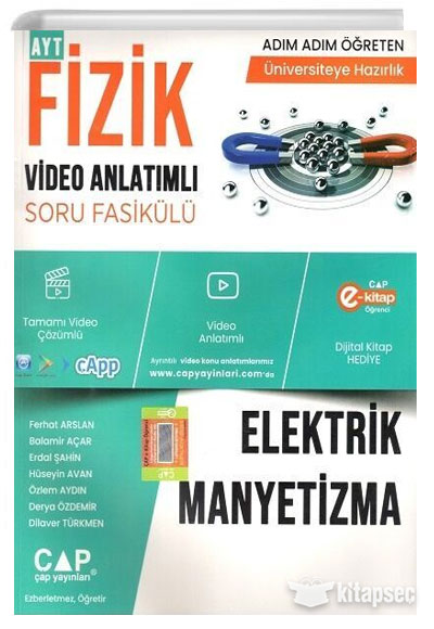 Fizik Elektrik Manyetizma Konu Anlatımlı Soru Bankası Çap Yayınları