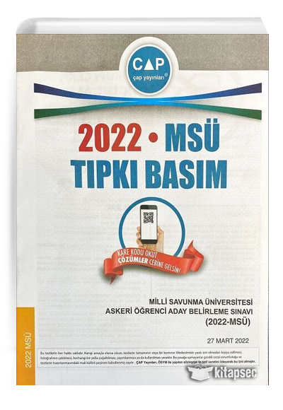 Üniversiteye Hazırlık MSÜ Tıpkı Basım Çap Yayınları