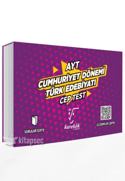 AYT Cep Test Cumhuriyet Dönemi Edebiyatı Karekök Yayınları