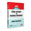 2023 GYS UDS Trk Patent ve Marka Kurumu Soru Bankas Data Yaynlar