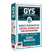 GYS İnönü Üniversitesi Tüm Unvanlar İçin Ortak Konular Konu Özetli Soru Bankası Görevde Yükselme Yargı Yayınları