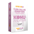 2023 ABT Trk Dili ve Edebiyat retmenlii Konu Anlatm Yediiklim Yaynlar