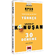 2023 KPSS Tüm Adaylar İçin Genel Yetenek Türkçe Konuşan 30 Deneme Yargı Yayınları