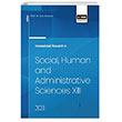 International Research in Social, Human and Administrative Sciences XIII Eitim Yaynevi