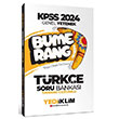 2024 KPSS Türkçe Bumerang Soru Bankası Çözümlü Yediiklim Yayınları