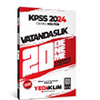 2024 KPSS Genel Kültür Vatandaşlık Tamamı Çözümlü 20 Deneme Yediiklim Yayınları
