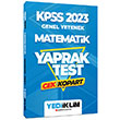 2023 KPSS Genel Yetenek Matematik Çek Kopart Yaprak Test Yediiklim Yayınları 