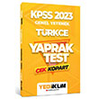 2023 KPSS Genel Yetenek Türkçe Çek Kopart Yaprak Test Yediiklim Yayınları