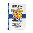 2024 KPSS Program Geliştirme Sınıf Yönetimi Materyal Tasarımı Popüler Tamamı Çözümlü 30 Deneme Yediiklim Yayınları