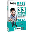 2024 KPSS GK Coğrafya Tamamı Çözümlü 33 Deneme Sınavı HocaWebde Yayınları