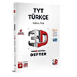 2024 TYT Türkçe Video Destekli Defter 3D Yayınları