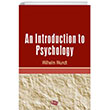 An Introduction To Psychology An Yaynclk