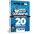 2024 KPSS Genel Kültür Hakan Bileyen ile Coğrafya Tamamı Çözümlü 20 Deneme Yediiklim Yayınları