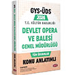 2024 GYS DS Devlet Opera ve Bale Genel Mdrl Konu Anlatml Data Yaynlar 