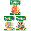 Kedi Boyama Seti (3 Kitap) Dokuz ocuk