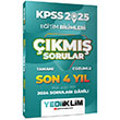 2025 KPSS Eitim Bilimleri Son 4 Yl Tamam zml km Sorular Yediiklim Yaynlar