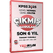 2025 KPSS Genel Yetenek Genel Kltr Son 6 Yl Tamam zml km Sorular Yediiklim Yaynlar