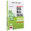 2025 KPSS YKS MS Tamam zml Panik Yok Orta Seviye Dil Bilgisi 15x15 Deneme Yarg Yaynlar