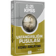 2025 KPSS Vatandaln Pusulas Konu Anlatm CBA  Yaynlar