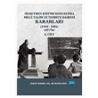 retmen Eitimi Konusunda Milli Talim ve Terbiye Dairesi Kararlar - 2. Cilt Nobel Akademik Yaynclk