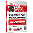 KPSS Eitim Bilimleri lme ve Deerlendirme Cneyt ltu ile Tamam zml 25 Deneme Yediiklim Yaynlar