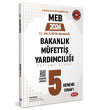 MEB Bakanlk Mfetti Yardmcl 5 Deneme Snav - Karekod zml Data Yaynlar 