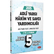 2025 Adli Yarg Hakim ve Savc Yardmcl Adli Yarg Avukatlk Testi 5 Deneme Data Yaynlar