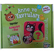 Bebek Akademisi Anne ve Yavrular Hayvanlar Bulmaca Kart + Kitap 2+ Ya Karton ocuk