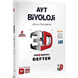 AYT Biyoloji Video Destekli Defter 3D Yaynlar