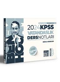 2024 KPSS Vatandalk Video Ders Notlar Benim Hocam Yaynlar KELEPR