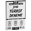 2025 TYT Trke 2 Deneme Tamam Video zml Ders Ortam Yaynlar