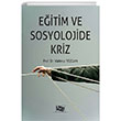 Eitim ve Sosyolojide Kriz An Yaynclk