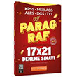 2025 KPSS MEB-AGS ALES DGS TYT Paragraf REST 17x21 Deneme zml EVP Akademi