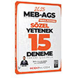 2025 MEB-AGS Simlasyonu Szel Yetenek 15 Deneme zml - Berk Ekici ndeks Akademi Yaynclk