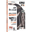 2026 KPSS Lise n Lisans Genel Yetenek Matematik ek Kopart Yaprak Test Yarg Yaynlar