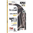2026 KPSS Lise n Lisans Genel Kltr Tarih ek Kopart Yaprak Test Yarg Yaynlar