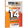 2026 KPSS Ortaretim n Lisans Genel Yetenek Trke Tamam zml 14 Deneme Yediiklim Yaynlar