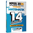 2026 KPSS Ortaretim n Lisans Genel Yetenek Matematik Tamam zml 14 Deneme Yediiklim Yaynlar