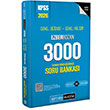 2026 KPSS Genel Yetenek Genel Kltr Ezberbozan 3000 Tamam Video zml Soru Bankas Pegem Akademi Yaynclk