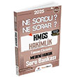 2025 HMGS Hakimlik Medeni Hukuk Ne Sordu Ne Sorar Soru Bankas zml - Mustafa Dindemir Dizgi Kitap