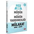 2025 GYS MEB Mdr ve Yardmcl Mlakat Soru Cevap Kitab Data Yaynlar