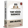 2025 GYS Genlik ve Spor Bakanl Yurt Mdr Yardmcs Konu Anlatml Hazrlk Kitab Data Yaynlar