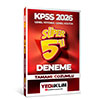 2026 KPSS Genel Yetenek Genel Kltr Tamam zml Sper 5 li Deneme Yediiklim Yaynlar