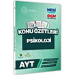 2025 YKS-AYT MEB-OGM Psikoloji Pratik Konu zet Kitab Renkli A4 Boyut Grsel Destekli Karakutu Yayn