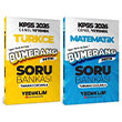 2026 KPSS Trke + Matematik Bumerang Soru Bankas 2 li Set Yediiklim Yaynlar