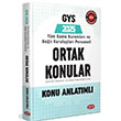 2025 GYS Tm Kamu Kurumlar Ortak Konular Konu Anlatml  Data Yaynlar