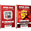 2026 KPSS Genel Yetenek Genel Kltr SYM Ne Sorar Sper 8+5 Deneme 2 li Set Yediiklim Yaynlar