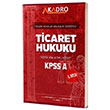 KPSS A Grubu Ticaret Hukuku Konu Anlatml A Kadro Yaynlar
