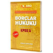 KPSS A Grubu Borlar Hukuku Konu Anlatml A Kadro Yaynlar